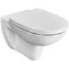 сиденье для унитаза roca debba round zru9307607 с микролифтом, белый