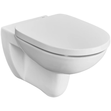 сиденье для унитаза roca debba round zru9307607 с микролифтом, белый