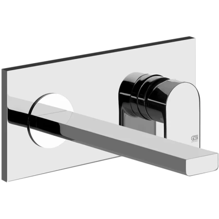 Смеситель Gessi Via Manzoni 44895#031 для раковины, встраиваемый, внешняя часть, цвет хром