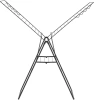 сушилка для белья brabantia hangon 403460 черный матовый