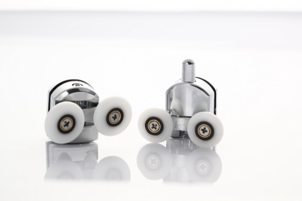 душевой уголок black&white stellar wind s101-800х800 радиальный профиль серебристый хром стекло прозрачное