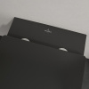 сиденье для унитаза villeroy&boch memento 2.0 8m24s1r7 c микролифтом, цвет pure black