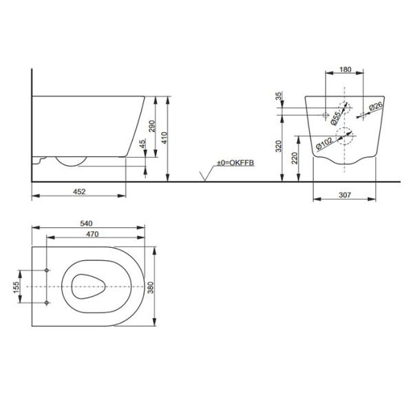 сиденье для унитаза toto rp tc513f/tc513q, цвет: белый