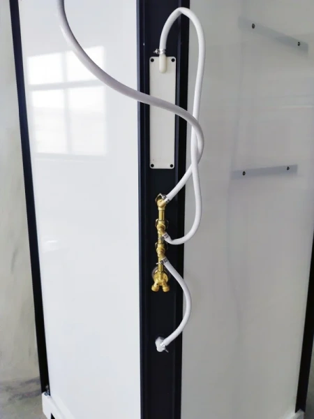душевая кабина esbano esm esm-quadro-90 (left) 90х90х215 l, квадратная