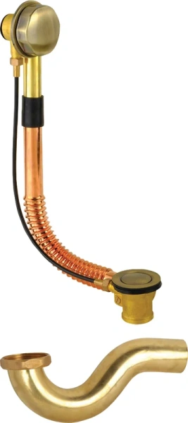 Слив-перелив Veragio Sbortis SBR-8333 52 мм, полуавтомат, бронза, с сифоном