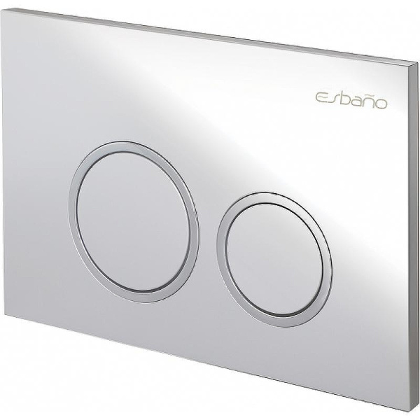 кнопка для инсталляции esbano krg-11sc esinkrg11sc глянцевый цвет хром