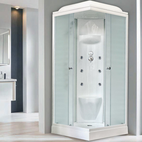 душевая кабина royal bath hp 90x90 rb90hp7-wc с гидромассажем