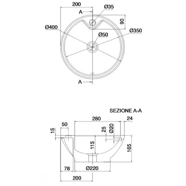 раковина scarabeo lavabi arredo 8003 накладная, прямоугольная, 40x40 см, белая
