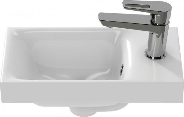 раковина aquanet cersanit moduo 40 s-um-mod40/1 00245869 подвесная/полувстраиваемая, белая