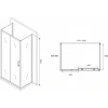 душевой уголок 120x85 см abber schwarzer diamant ag30120b-s85b-s85b прозрачное