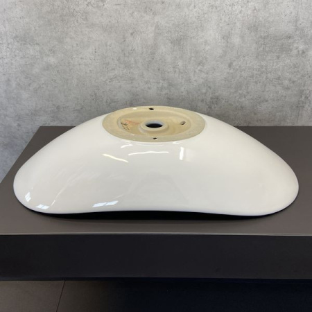 раковина накладная 72 см comforty 7811b белый