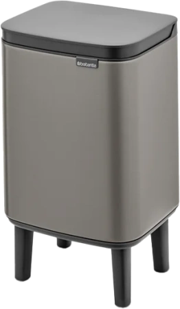 Мусорное ведро Brabantia Bo Hi 227127 4 л, платиновое