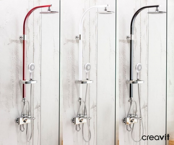душевая стойка creavit sh772 черная