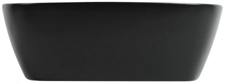 раковина накладная 40 см aquanet trend-1-mb 00273684, черный матовый