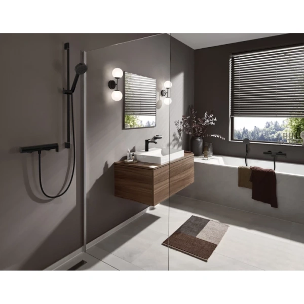смеситель hansgrohe vivenis 75620670 для душа, черный матовый