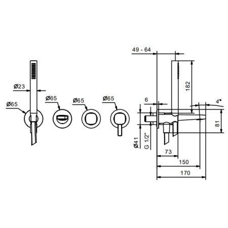 смеситель для ванны встраиваемый fantini lame 24 02 m120b цвет хром смеситель для ванны встраиваемый fantini lame 24 02 m120b цвет хром