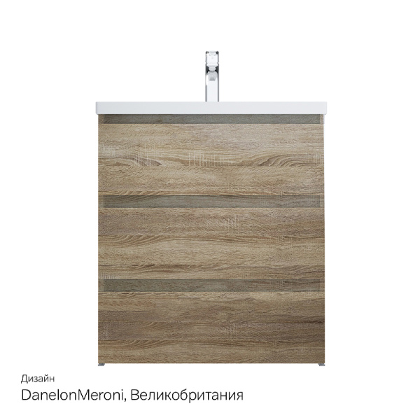тумба под раковину am.pm gem s 75 см m91fsx0752of светлый дуб