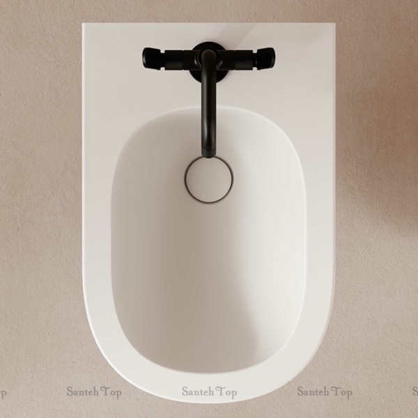 биде подвесное globo lalita lts09bi 36х54 см, белый глянцевый