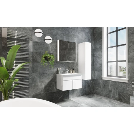 пенал roca up zru9303013 подвесной l, белый глянец