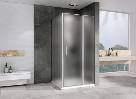 душевой уголок abber sonnenstrand 120×90 ag04120ms-s90m профиль хром, стекло матовое