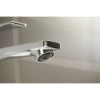 смеситель hansgrohe rebris e 72581000 для раковины, coolstart, с донным клапаном, высокий h30.3 см, излив 16.9 см, хром