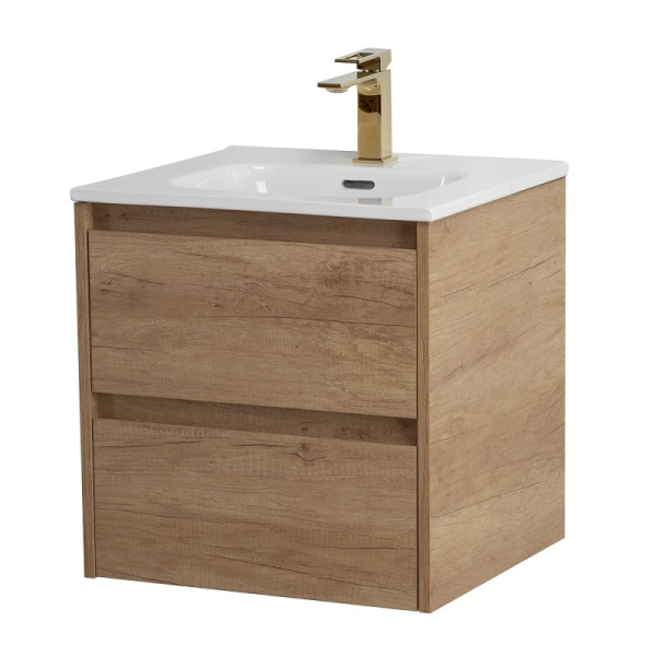 тумба под раковину belbagno kraft 50 kraft-500-2c-so-rt подвесная rovere tabacco