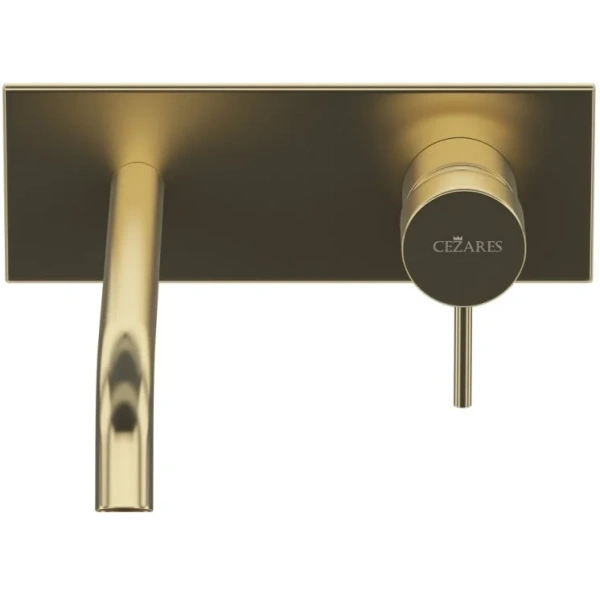 смеситель для раковины cezares leaf leaf-bli1-l-sr sunrise