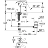 смеситель для раковины с донным клапаном grohe essence 23462dl1