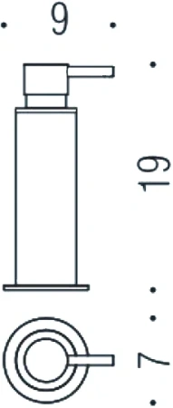 дозатор для мыла colombo design plus w4980.nm