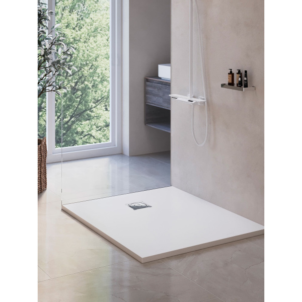 душевой поддон из искусственного камня rgw stone tray st-w 170х70 16152717-01 белый