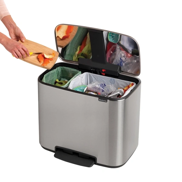 Мусорное ведро Brabantia Pedal Bin Bo Pedal Bin 121241 23 + 11 л