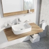 раковина-чаша ravak ceramic r slim 55 см xjx01155002, белая