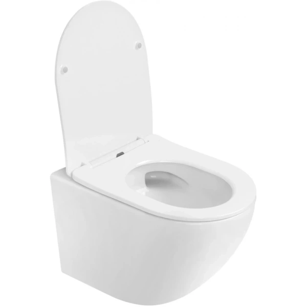 комплект инсталляция с унитазом abber ac1100t-ac0105-ac0120ng с кнопкой смыва, никель + унитаз подвесной abber bequem безободковый, торнадо, с сиденьем микролифт, белый