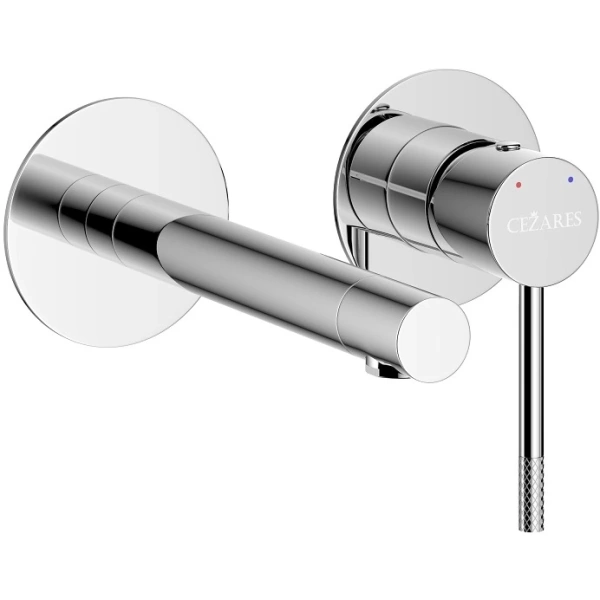 смеситель для раковины cezares relax relax-bli2-2-01-w0 встраиваемый, без донного клапана, хром