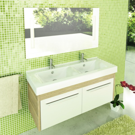 тумба с раковиной comforty твикс 120п подвесная сосна лоредо