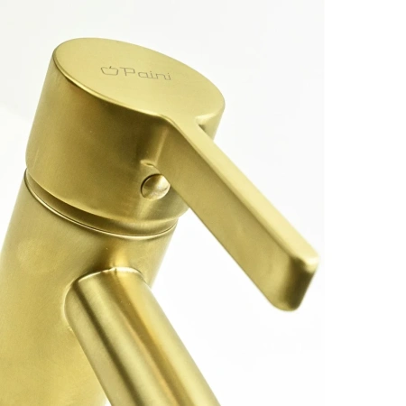 смеситель paini brera 74pj304 для биде, без донного клапана, золотой матовый