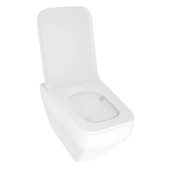 унитаз azario moneo az-0062 uq1 подвесной, безободковый, с сиденьем микролифт, слив "торнадо", 51.5х35.5х36.5 см, белый