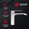 смеситель для раковины agger magic a3012100 цвет хром