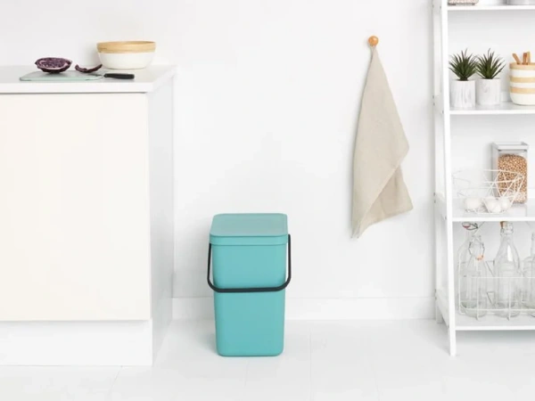 Мусорное ведро Brabantia Sort&Go 129902 25 л, мятное