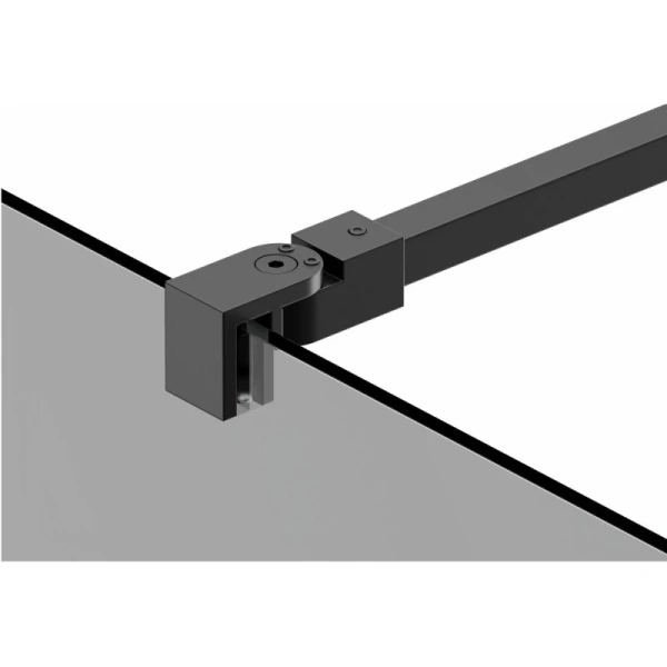 душевая перегородка berges sky black 064029 120 см, профиль черный матовый, стекло тонированное душевая перегородка berges sky black 064029 120 см, профиль черный матовый, стекло тонированное