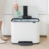 мусорное ведро brabantia pedal bin bo pedal bin 121388 36 л