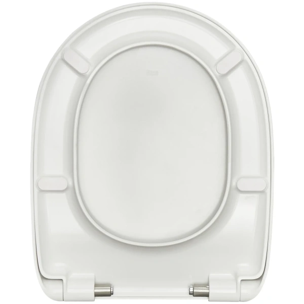 сиденье для унитаза roca debba round zru9307607 с микролифтом, белый