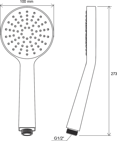 душевая лейка ravak flat s 960.00 x07p343