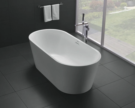 акриловая ванна belbagno 150x75 bb71-1500-bianco без гидромассажа