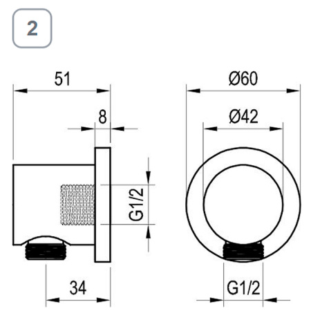 шланговое подключение ravak 701.21gb x07p697 графит