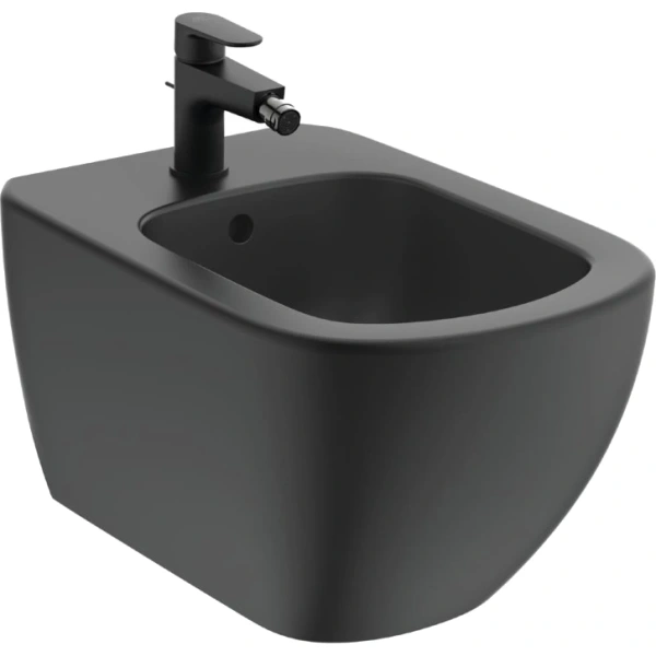 смеситель ideal standard cerafine o bc705xg для биде, с донным клапаном, черный матовый