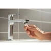 смеситель для раковины с донным клапаном coolstart hansgrohe rebris e 72559000