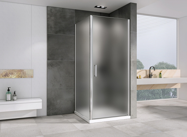 душевой уголок abber sonnenstrand 100×90 ag04100m-s90m профиль хром, стекло матовое