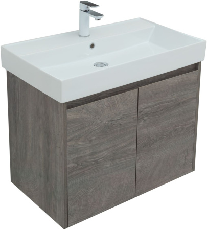 мебель для ванной aquanet nova lite 75 дуб рошелье (2 дверцы)