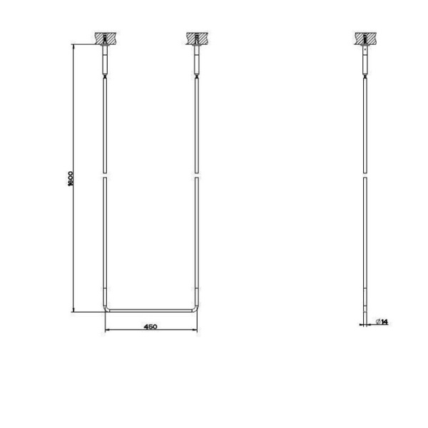 Полотенцедержатель Gessi Goccia 38144#079
